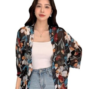 Front Open Floral Printed Shrug Top Regular Fit (Best Seller- Limited Deals)
