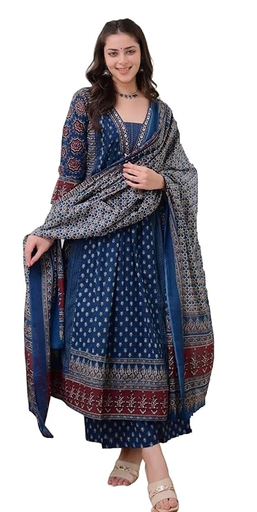Printed Anarkali Suit