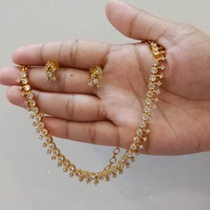 AD Stone Necklace Set