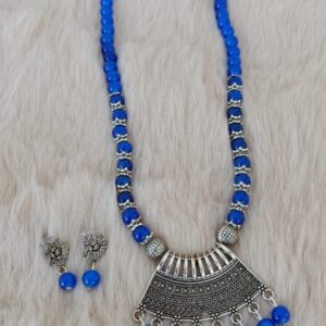 Oxidized German Silver Necklace Set