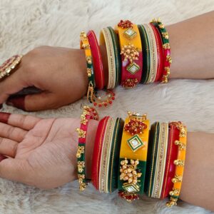 Rajwadi Bridal Chuda Set