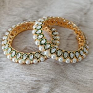 Rajwadi Kundan Bangdi Bangles