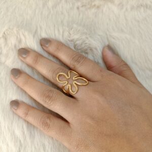 Anti Tarnish Adjustable Ring