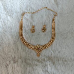 Premium Quality Matte Necklace Set