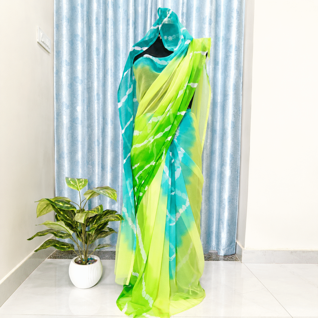 Lehariya Saree