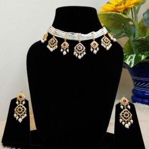 Traditional Multistand Ruby Diamond Set